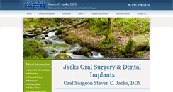 Desktop Screenshot of jacksoralsurgery.com