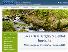 Tablet Screenshot of jacksoralsurgery.com